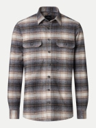 Casamoda Hemdjacke mit Karomuster 750-750 anthrazit bei Robert Ley