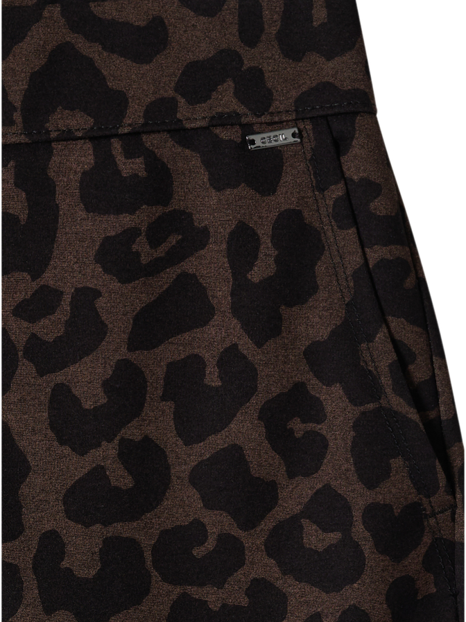 Cecil Straight-Leg Hose Neele mit Leo-Muster bei Robert Ley