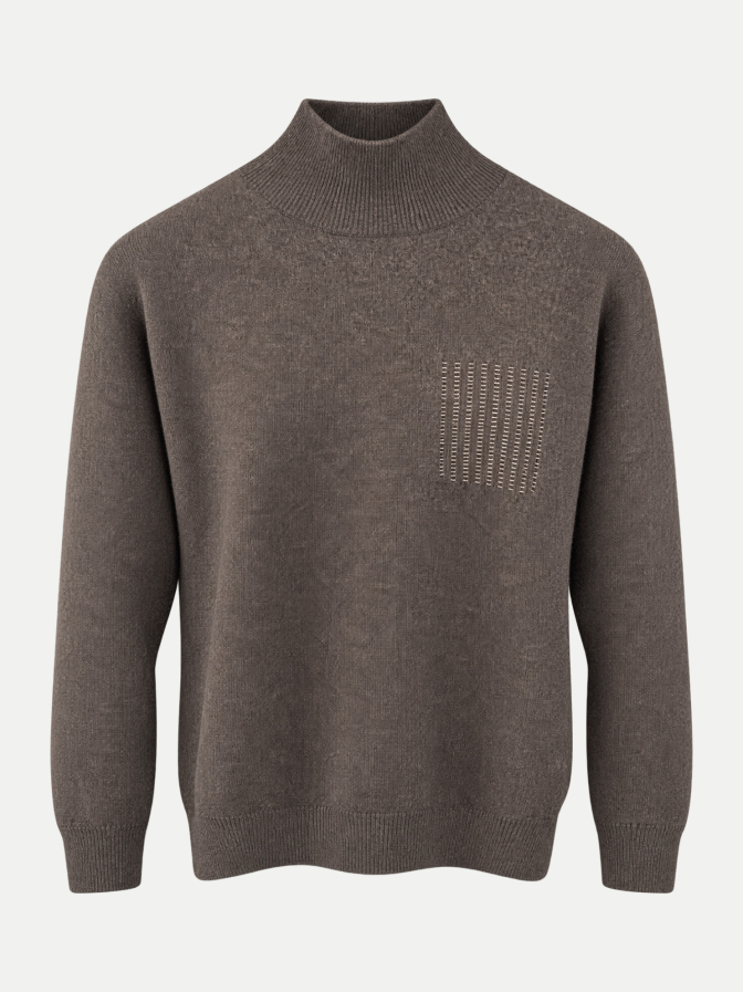 Peserico Turtleneck-Pullover aus Woll-Seide-Mix bei Robert Ley