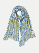 Purschoen Kaschmirschal 6876 Savanne multi bleu bei Robert Ley