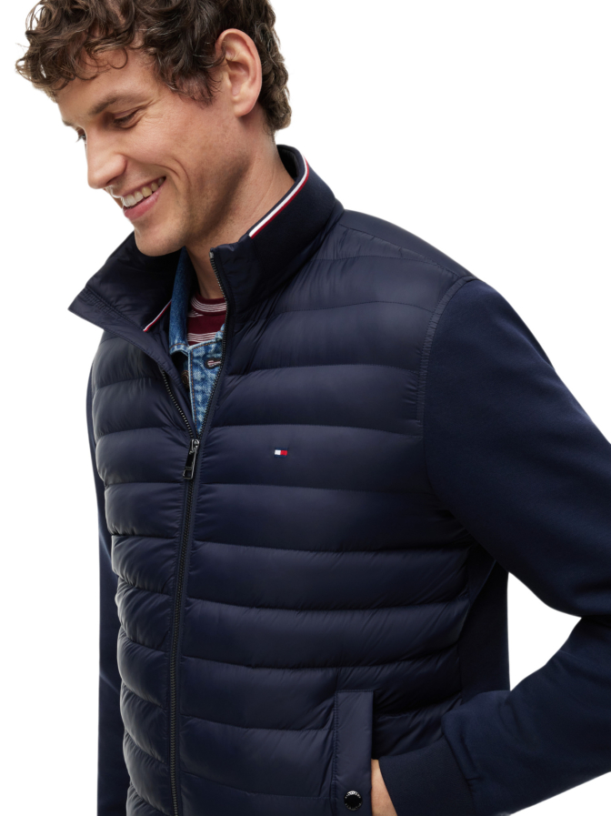 Tommy Hilfiger Steppjacke mit abgesetzten Ärmeln bei Robert Ley