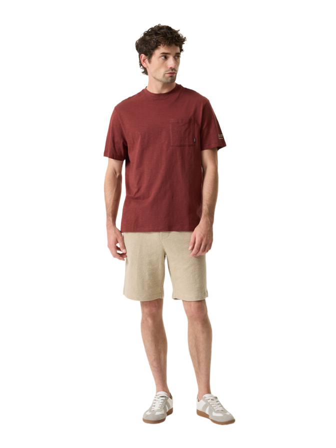 Garcia Basic-T-Shirt mit Brusttasche bei Robert Ley