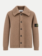 Stone Island Loose-Fit Cardigan v0m7cumbermelange bei Robert Ley