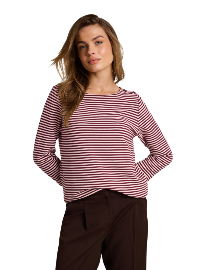 Tom Tailor Casual Langarmshirt mit Knopf-Details bei Robert Ley