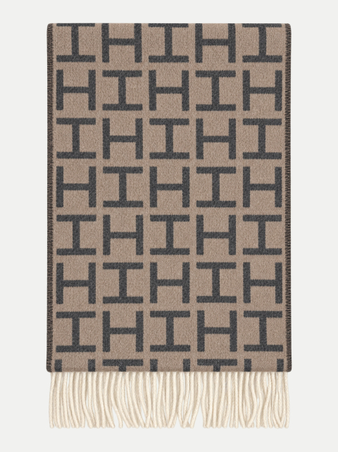 Dante Schal mit grafischem Monogramm-Muster bei Robert Ley