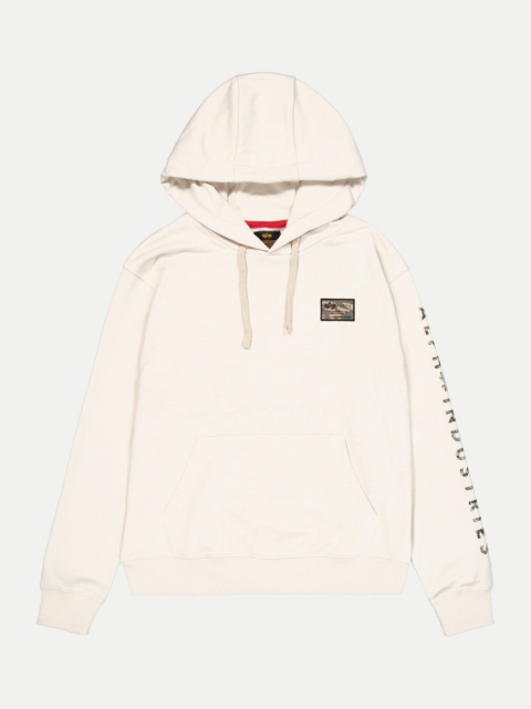 Alpha Industries Hoodie mit Camo-Schriftzug bei Robert Ley
