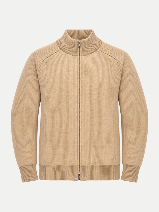 Filippo De Laurentiis Strickjacke mit Zip bei Robert Ley