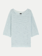 BOSS Black Sweater Farofano 462-Open Blue bei Robert Ley