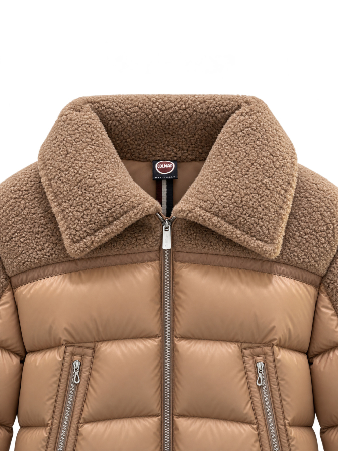Colmar Bomber Jacke mit Teddy Struktur bei Robert Ley