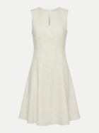 Guido Maria Kretschmer Kleid Ricarda mit Knopfverschluss white bei Robert Ley