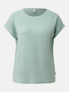 Q/S designed by Loose-Fit T-Shirt 6147-BLUE GREEN bei Robert Ley
