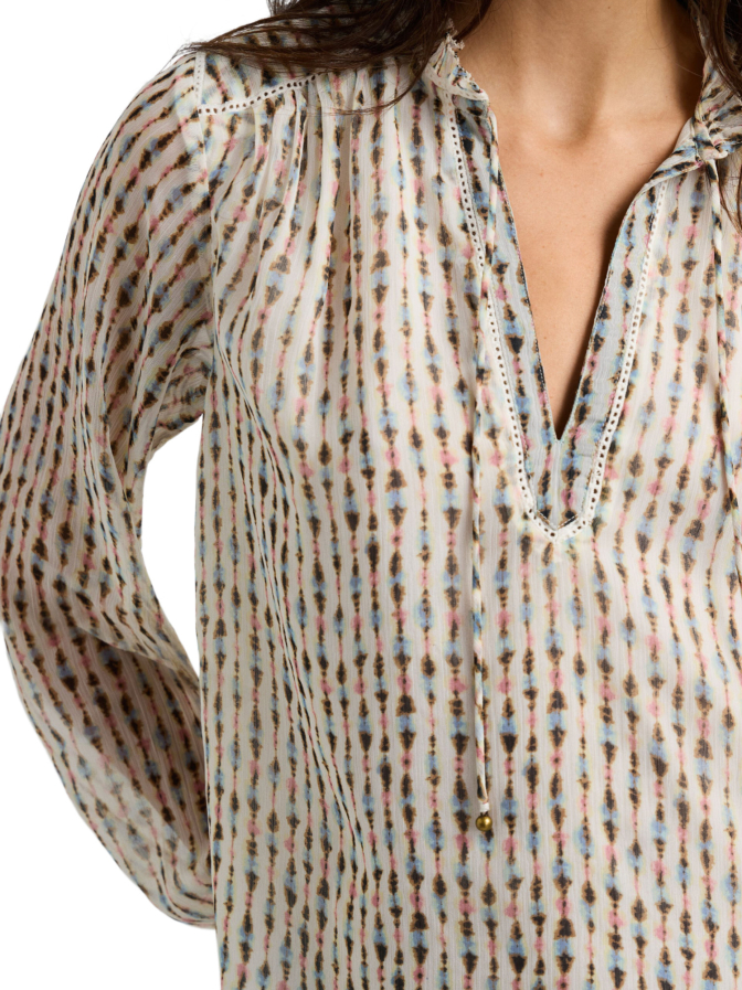 Pepe Jeans Bluse mit Ikat-Muster FALINA bei Robert Ley