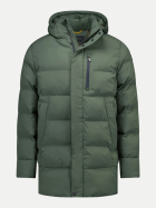 NZA New Zealand Auckland Steppjacke mit Kapuze 1792-RANGER GREEN bei Robert Ley
