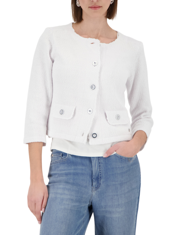 Monari Strickjacke aus  Flammgarn bei Robert Ley