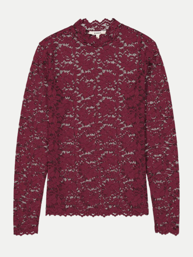 Garcia Langarmshirt aus Spitze bei Robert Ley