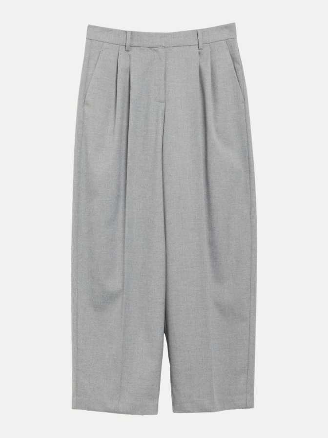 Comma Barrel-Leg Bundfaltenhose bei Robert Ley