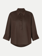 Windsor Women Leinenbluse 201-Dark Brown 201 bei Robert Ley