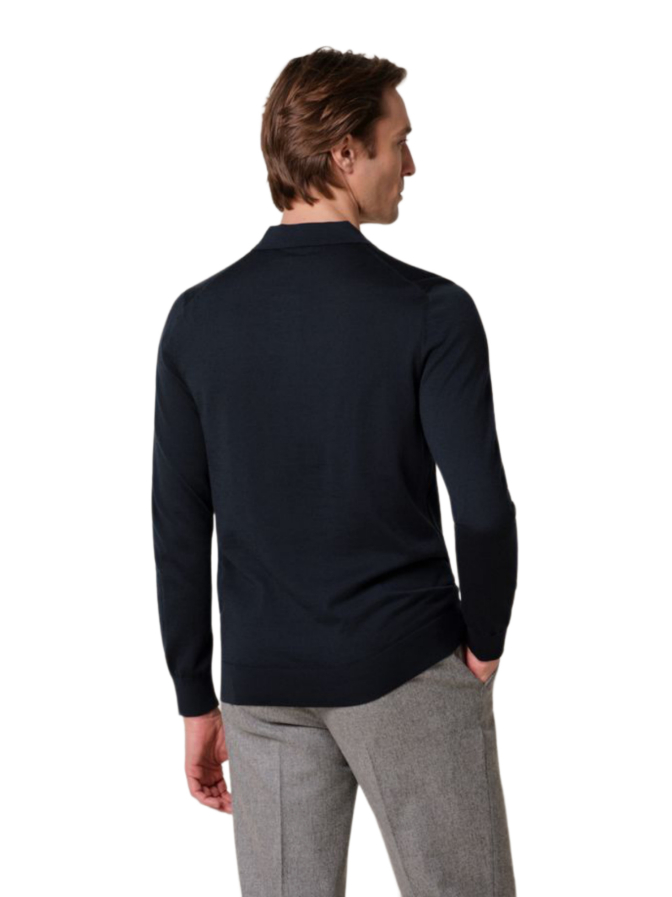 PROFUOMO Pullover mit Polokragen aus Wolle bei Robert Ley