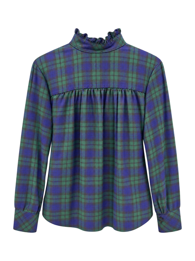 Insieme Hemdbluse mit Rüschenkragen bei Robert Ley