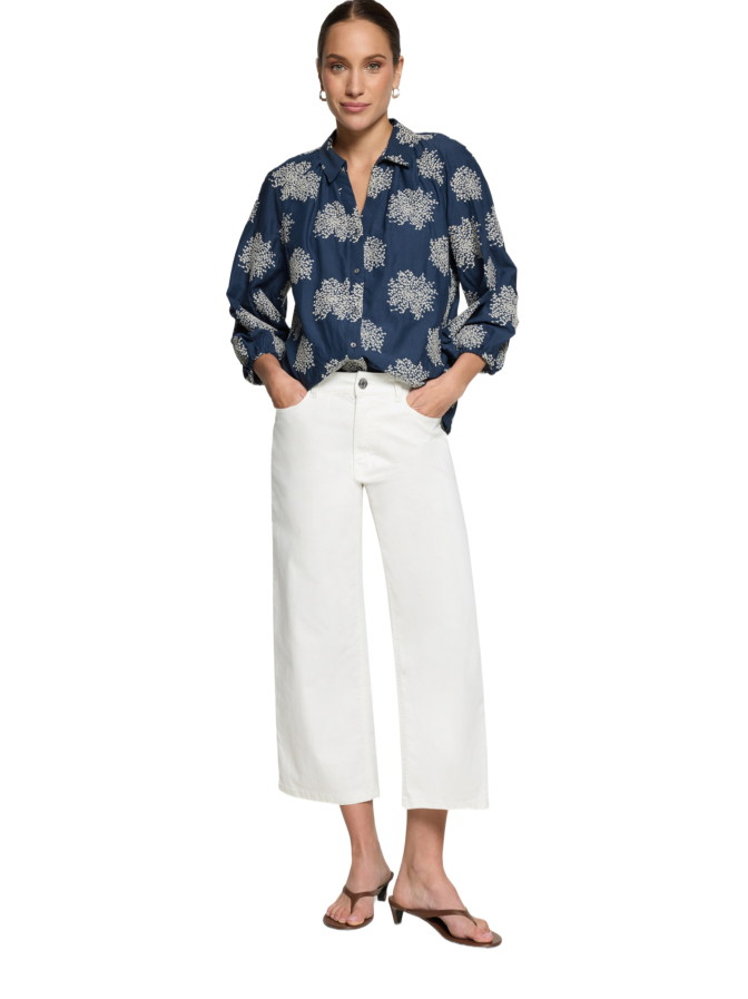 Zero Culotte-Jeans mit geradem Bein bei Robert Ley