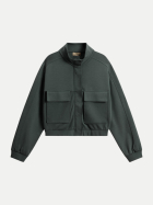 WOOLRICH Sweatshirt mit Stehkragen 6668 forest vei-6668 forest veil bei Robert Ley