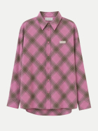 OH APRIL Oversized Hemdbluse Vivian 8073-olive check bei Robert Ley