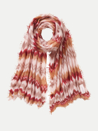Purschoen Kaschmirschal 6965-chevron camel-red bei Robert Ley
