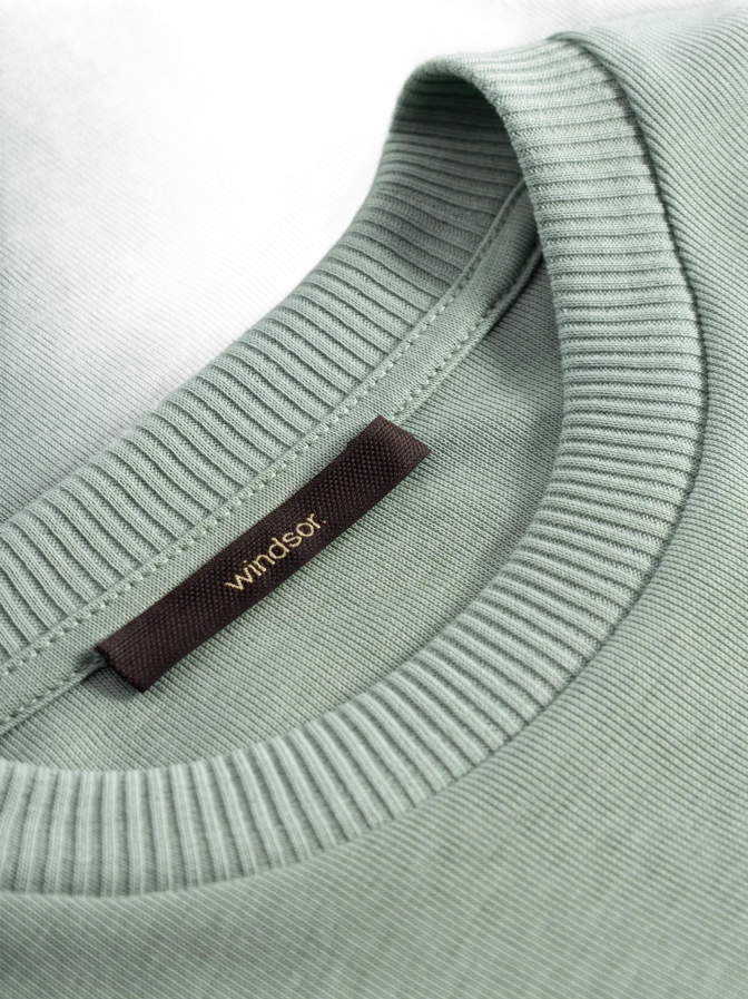 Windsor Women T-Shirt mit Rippenbündchen bei Robert Ley