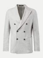 Windsor Men Baukasten Doppelreiher Sakko Satino 100-White                      100 bei Robert Ley