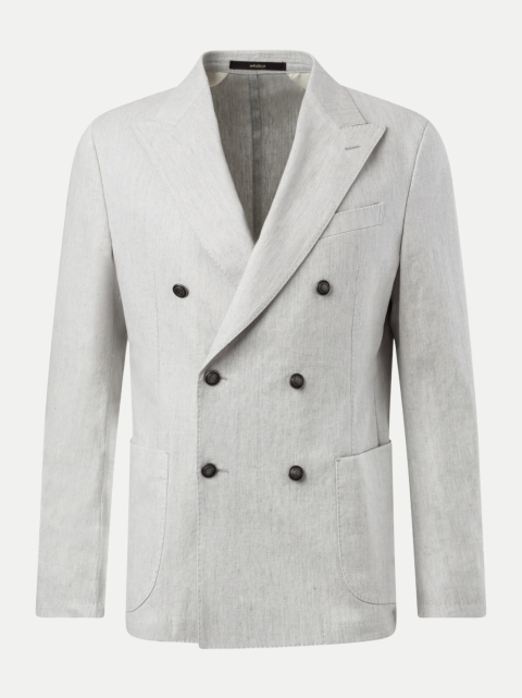 Windsor Men Baukasten Doppelreiher Sakko Satino bei Robert Ley