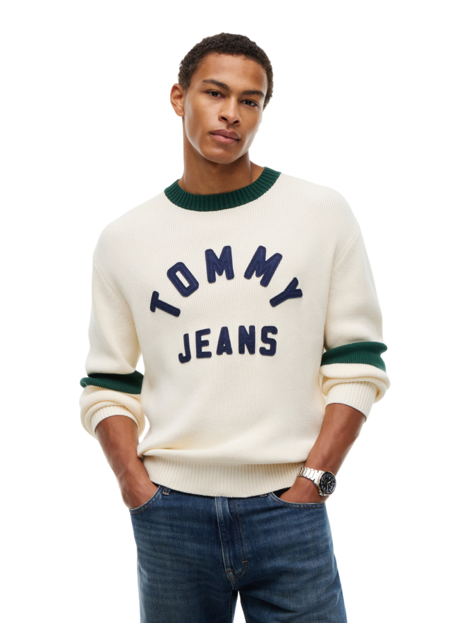 Tommy Jeans Pullover mit Logo-Applikation bei Robert Ley