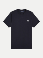 FRED PERRY Ringer T-Shirt 608-navy bei Robert Ley