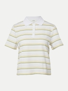 s.Oliver RED LABEL Gestreiftes Polo-Shirt 01G5-WHITE bei Robert Ley