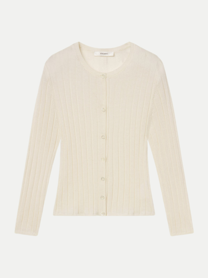 Frame Seiden-Kaschmir-Strickjacke bei Robert Ley