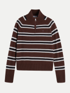 Tommy Hilfiger Strickpullover mit Streifen-Muster 0BN-BROWN bei Robert Ley