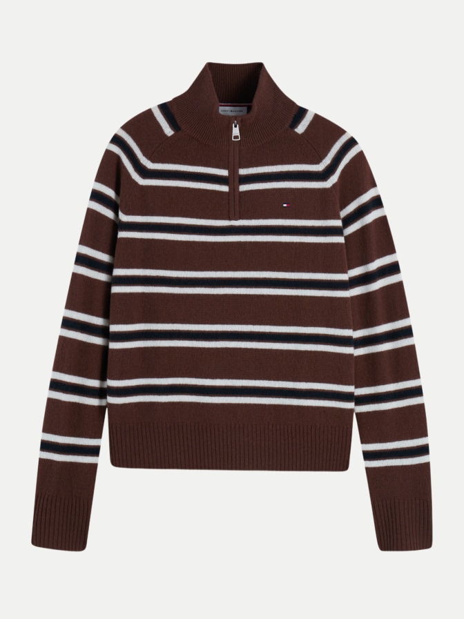Tommy Hilfiger Strickpullover mit Streifen-Muster bei Robert Ley