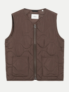 s.Oliver RED LABEL Leichte Steppweste 8941-BROWN bei Robert Ley