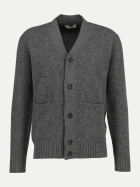 Filippo De Laurentiis Cardigan aus Kaschmir und Seide 929-grigio bei Robert Ley