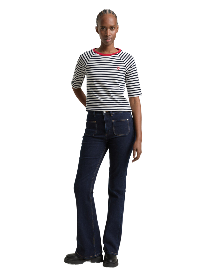 Tom Tailor Denim T-Shirt mit Streifenmuster bei Robert Ley