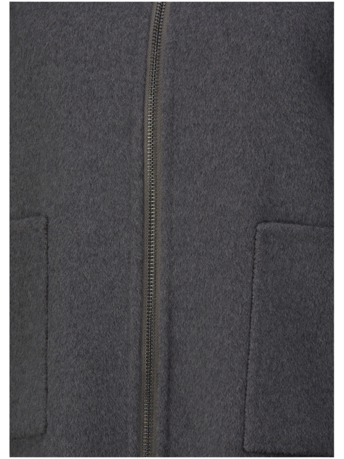 Riani Woll-Blouson mit Kunstleder-Details bei Robert Ley