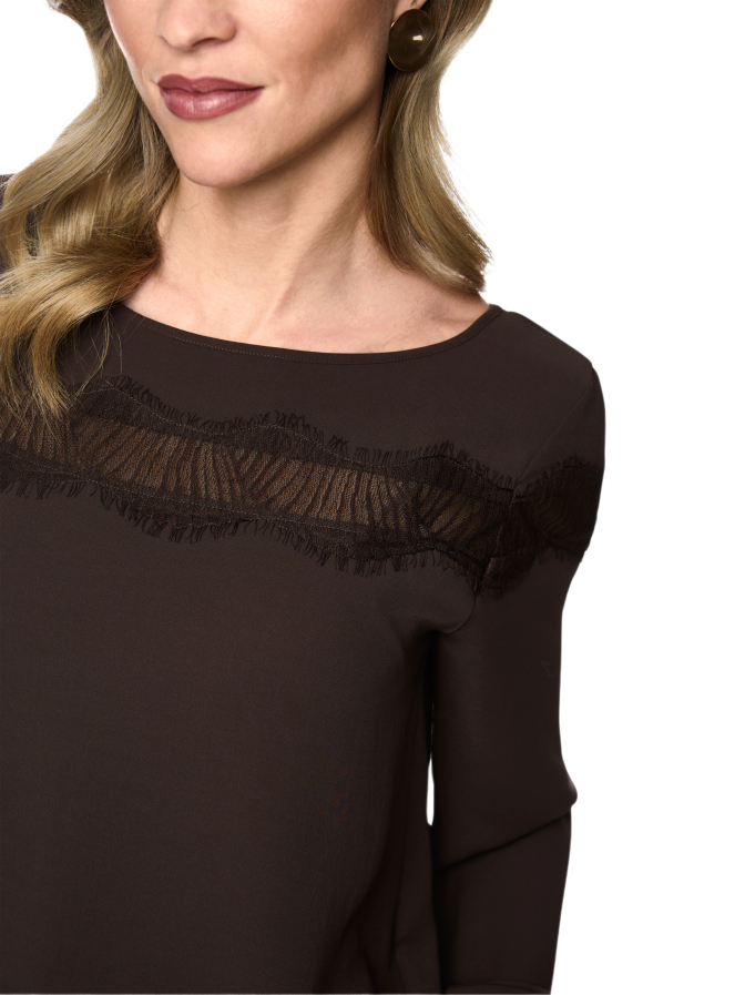 Marc Cain Bluse mit Spitze bei Robert Ley