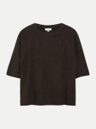 s.Oliver RED LABEL Kurzarm-Strickpullover mit Alpaka-Anteil 8944-BROWN bei Robert Ley