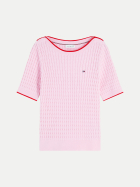 Tommy Hilfiger Kurzarm Pullover TOL-PINK bei Robert Ley