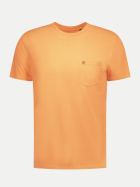 NZA New Zealand Auckland Basic T-Shirt mit Brusttasche 1313-TROPICAL ORANGE bei Robert Ley