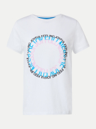 Comma Casual Identity T-Shirt aus Jersey mit Frontprint 01D6-WHITE bei Robert Ley