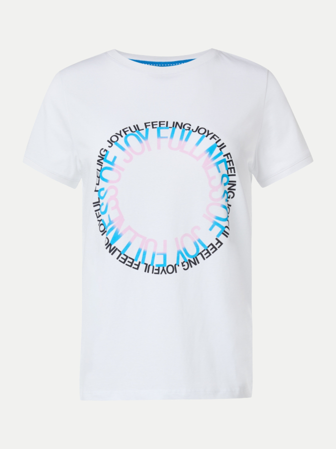 Comma Casual Identity T-Shirt aus Jersey mit Frontprint bei Robert Ley