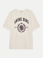 Anine Bing T-Shirt Jaylin Collegiate wkha3-ecru bei Robert Ley