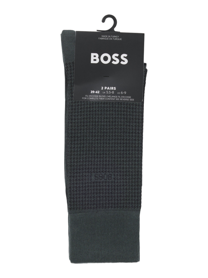 BOSS Zweier-Pack Socken Houndstooth bei Robert Ley