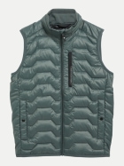 s.Oliver RED LABEL Gepolsterte Steppweste 6262-BLUE GREEN bei Robert Ley