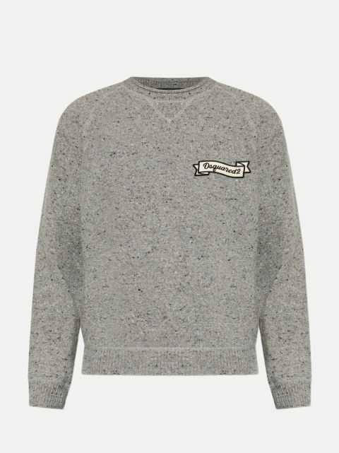 DSQUARED2 Basic-Pullover mit Dsquared2-Patch bei Robert Ley